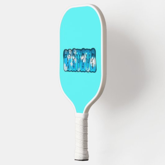 ブルースタイリッシュハクナマタタタリーディングおもしろい&インスパイア ピックルボールラケット (左)