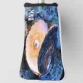 ブルースタイリッシュパールオイスターモノグラム ゴルフヘッドカバー (回転90)