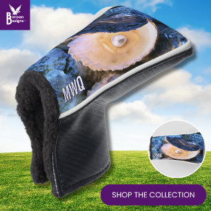 ブルースタイリッシュパールオイスターモノグラム ゴルフヘッドカバー