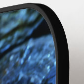 ブルースタイリッシュパールオイスターモノグラム ピックルボールラケット (左詳細)