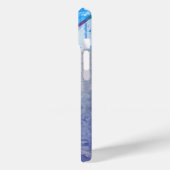 ブルースタイリッシュホワイトミコノスGreece水彩画 Case-Mate iPhoneケース (裏面 / 左)