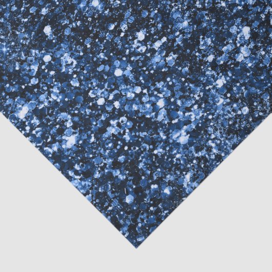 ブルースタイリッシュ王室のきらめくグリッターグラムパターン 薄葉紙 (詳細)