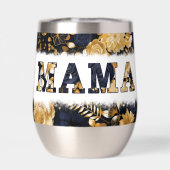 ブルースタイリッシュ金ゴールドステンレス鋼フローラMAMA (背面)