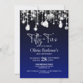 ブルースタイリッシュ55th誕生日パーティー 招待状 (正面)