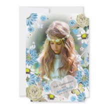 ブルースタイリッシュ&グリーンファースト聖餐式フローラ