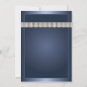 ブルースタッドバタフライ結婚式招待状 招待状 (裏面)