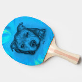 ブルースタッフィーの子犬 卓球ラケット (横)