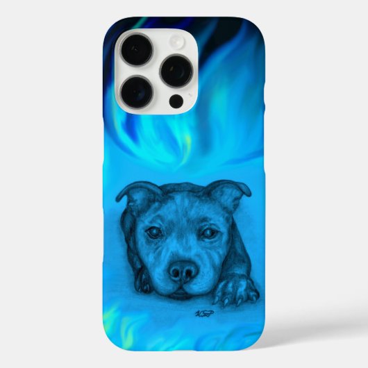 ブルースタッフィーの子犬 Case-Mate iPhoneケース (裏面)