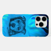 ブルースタッフィーの子犬 Case-Mate iPhoneケース (裏面 (横))