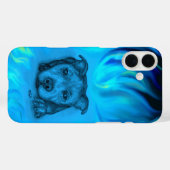 ブルースタッフィーの子犬 Case-Mate iPhoneケース (裏面 (横))