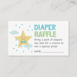 ブルースターおむつラッフルチケット エンクロージャーカード