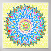 ブルースターきらめく癒しチャクラ ポスター (正面)