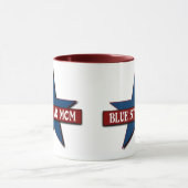 ブルースターのお母さんの軍隊家族 マグカップ (中央)