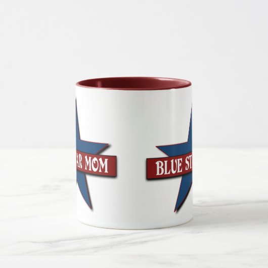 ブルースターのお母さんの軍隊家族 マグカップ (中央)