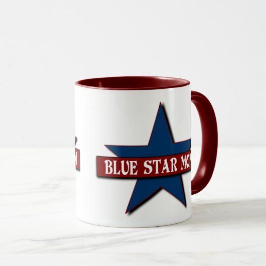 ブルースターのお母さんの軍隊家族 マグカップ (正面右)