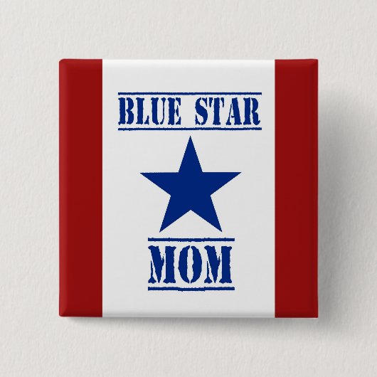 ブルースターのお母さんの軍隊 缶バッジ (正面)