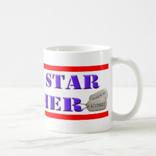 ブルースターの母- 2つの星 コーヒーマグカップ