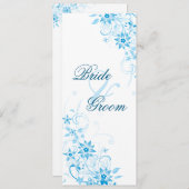 ブルースターの花のスケジュール 招待状 (正面/裏面)