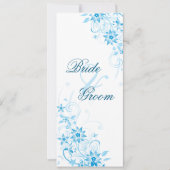 ブルースターの花のスケジュール 招待状 (正面)