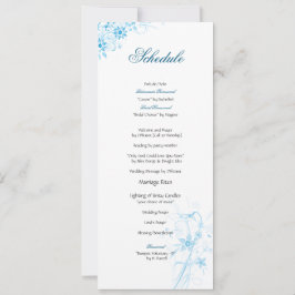 ブルースターの花のスケジュール 招待状