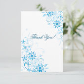 ブルースターの花は感謝していしています サンキューカード (スタンド正面)