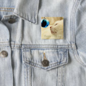 ブルースターを熟視 缶バッジ (インサイチュ)