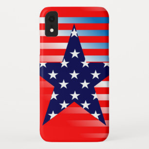 ブルースターアメリカ国旗 iPhone XRケース