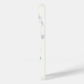 ブルースターエステティックフォンケース – ミニマルスタイル Case-Mate iPhoneケース (裏面 / 左)