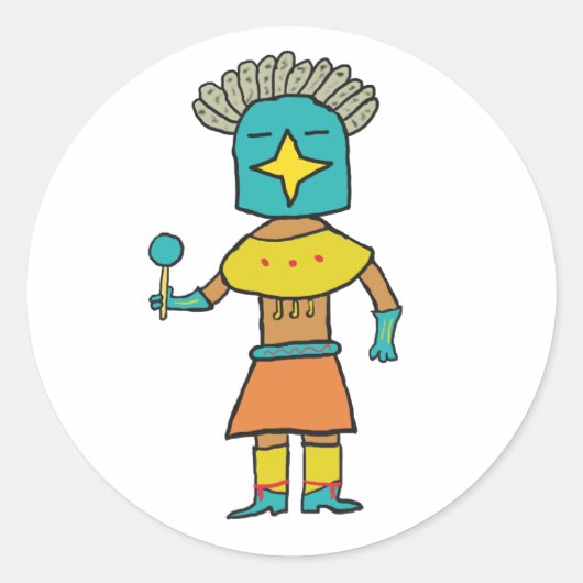 ブルースターカチーナ ラウンドシール (正面)