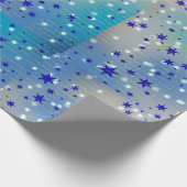 ブルースタークリスマスラッピング紙 ラッピングペーパー (角)