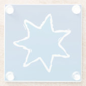 ブルースターコースター ガラスコースター (裏面)