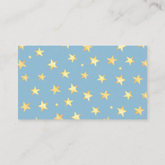 ブルースターズエレファントブックベビー挿入カード エンクロージャーカード (裏面)