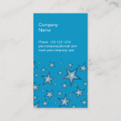 ブルースターズビジネスカードブルーポートレート 名刺 (裏面)