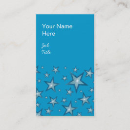 ブルースターズビジネスカードブルーポートレート 名刺