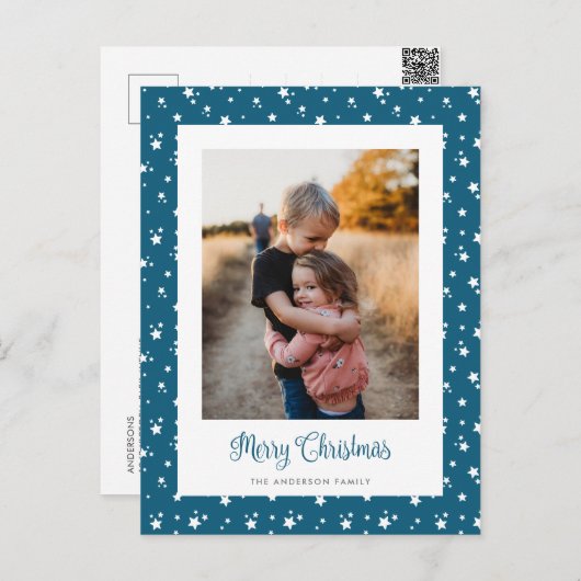 ブルースターズフォトメリークリスマスポストカード シーズンポストカード (正面/裏面)