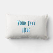 ブルースターズホワイト'文字'ルンバーホワイト ランバークッション (裏面)