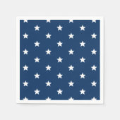 ブルースターズ愛国的な7月の4th夏のパーティー スタンダードカクテルナプキン (正面)