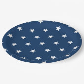 ブルースターズ愛国的な7月の4th夏のパーティー ペーパープレート (アングル)