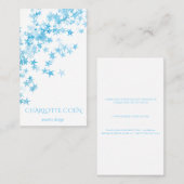 ブルースターズ紙吹雪ホワイトデリケートグラム 名刺 (正面/裏面)