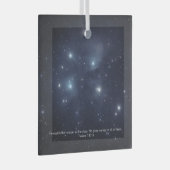 ブルースターズ詩篇聖なる書物、 経典 ガラスオーナメント (正面右)