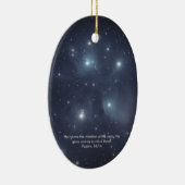 ブルースターズ詩篇聖なる書物、 経典 セラミックオーナメント (右)