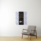 ブルースターズ ウィズ メッセージ フォト バースデー タペストリー (インサイチュ)