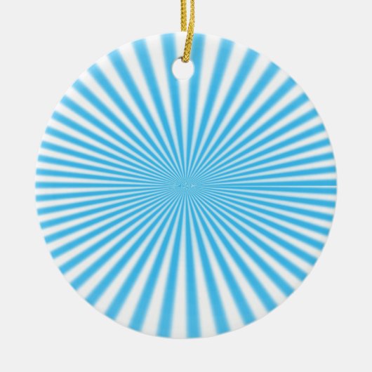 ブルースターバストカッコいいデザイン セラミックオーナメント (正面)