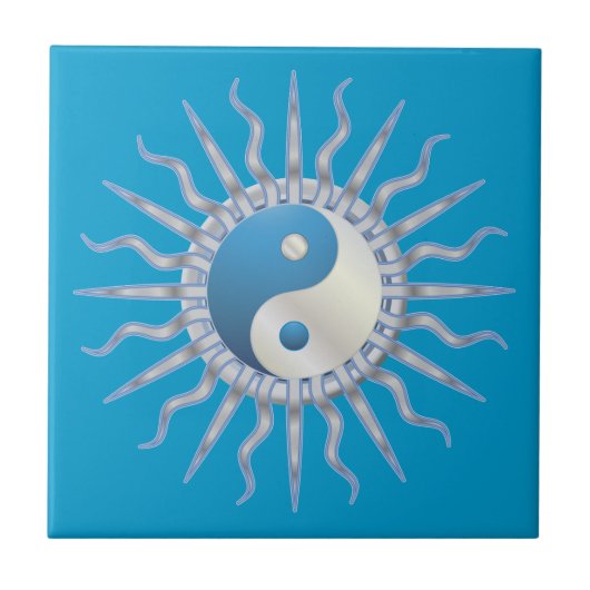 ブルースターバスト陰陽 タイル (正面)