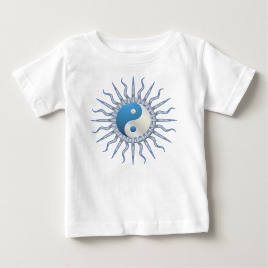 ブルースターバスト陰陽 ベビーTシャツ (正面)