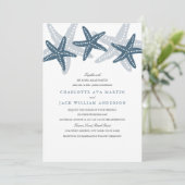 ブルースターフィッシュビーチ結婚式招待状 招待状 (スタンド正面)