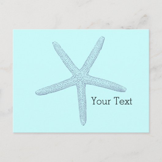 ブルースターフィッシュビーチ ポストカード (正面)