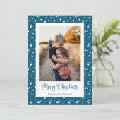 ブルースターフォトメリークリスマスカード シーズンカード (スタンド正面)