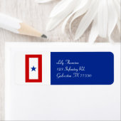 ブルースターママ軍隊 パーソナライズされた ラベル (インサイチュ)