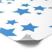 ブルースターモダンデザインブックサインポスター ポスター (角)